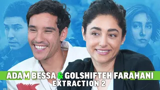 Extraction 2 Interview: Golshifteh Farahani & Adam Bessa Talk Spoilers and Deadly Motorcycles