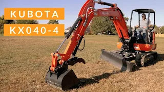 Why you NEED the Kubota KX040-4 Compact Excavator!