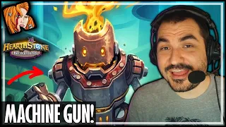 THE MACHINE GUN BUILD! - Hearthstone Battlegrounds