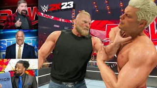 WWE 2K23 MY GM MODE - The Rock Challenge Roman Reigns #21