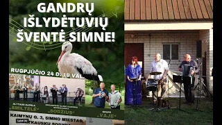 Gandrų išlydėtuvių šventė Simne 2023 08 24 Alytaus Smiltelė, Marijampolės Sodžius, Grupė Vaje