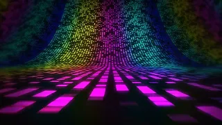 4K I  Tunnel With Flashing Multicolored V2  I  I INFINITE LOOP I Relaxing Screensaver
