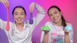 Making Fluffy Slime! *ASMR* - Roni and Nessa