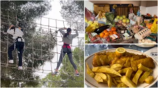 We tried ZIP LINE Park 🧗‍♀️WEEKLY SHOPPING ALDI €120 🍅