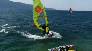 Windsurfing, freestyle maneuvers: Flaka. Rider: Simone Grezzi