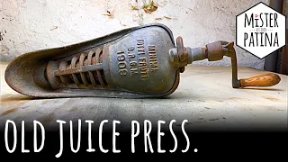 111 Years Old Tutti Frutti Juice Press - Full Restoration | Mister Patina