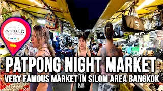 Patpong Night Market Bangkok |  Fake night market | Silom night Market | Shopping and Food together