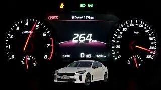 Kia Stinger GT V6 3.3 T-GDI (2021) | acceleration test