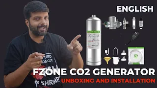 Fzone co2 generator kit unboxing and detailed installation guide English . DIY CO2 for Aquariums