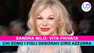 Sandra Milo: Chi Sono I Suoi Tre Figli Debora, Ciro e Azzurra!