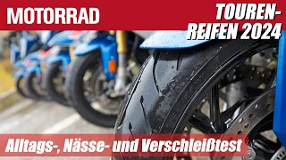 Motorrad-Tourenreifen 2024: Umfassender Test unter Alltags-, Nässe- und Verschleißbedingungen