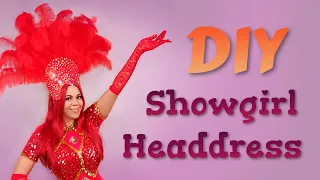 DIY Showgirl Feather Headdress