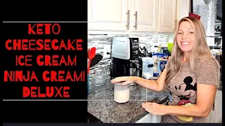 Keto Cheesecake Ice Cream * Ninja Creami Deluxe Ice Cream Maker!