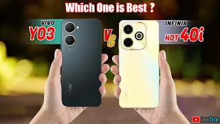 🔥 Duel High Tech! Vivo Y03 Vs Infinix Hot 40i Off in a Smartphone Showdown!!