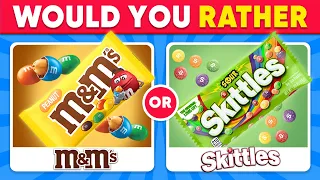 Would You Rather...? Gold vs Green 🍕🥗 | Food Quiz | Daily Quiz