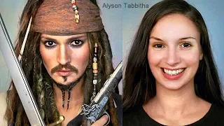 Jack Sparrow Makeup Transformation - Cosplay Tutorial