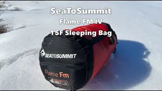 Sea To Summit Flame Fm IV Sleeping Bag Review