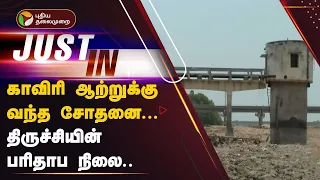 காவிரி ஆற்றுக்கு வந்த சோதனை... திருச்சியின் பரிதாப நிலை  | Trichy | Water | PTT