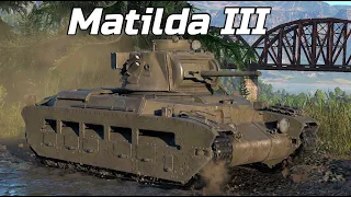 Matilda III British Heavy Tank Gameplay [1440p 60FPS]