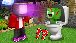 JJ Became TV Man And Hypnotized Mikey SKIBIDI TOILET EXE At 3 am in Minecraft? - Maizen