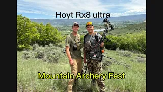 Rx8 Hoyt at mountain archery fest