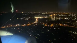 Boeing 737-8AL RA-73308 of Pobeda Night Landing at Sheremetyevo Airport of Moscow