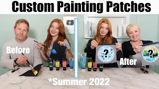 Twin Telepathy Custom Painting Denim Patches Challenge | R Studios