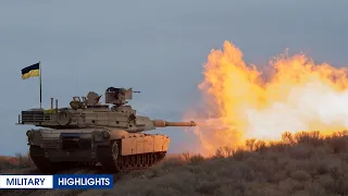 Ukraine's M1A1 Abrams Tank in Action