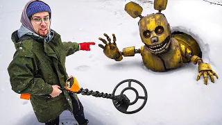 Found ANIMATRONICS Trapped Under the Snow!