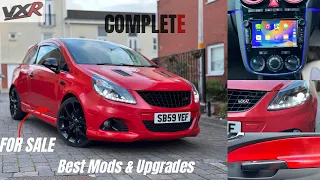 Corsa D VXR Final Upgrades Repairs Best Mods Final Drive Red Leather Conversion LED Interior Lights