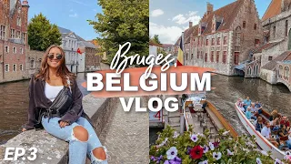 2 days in BRUGES! (travel vlog) the cutest city in belgium! | european summer 2022