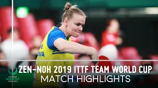 Yang Haeun vs Ganna Gaponova | ZEN-NOH 2019 Team World Cup Highlights (1/4)