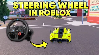 How to play ROBLOX with a STEERING WHEEL (2024)