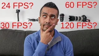 Which Frame Rate Should You Use? 24 FPS, 30 FPS, 60 FPS, and 120 FPS Explained