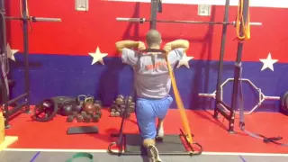 Band Squats (Overspeed Eccentric)