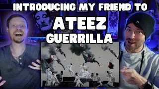 Introducing My Friend to - Ateez Guerrilla ( A Metal Vocalist Reaction )