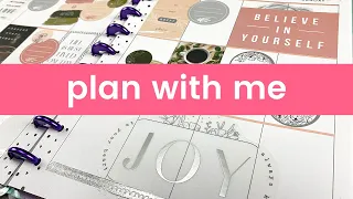 Plan with me in The Happy Planner with MODERN FARMHOUSE stickers