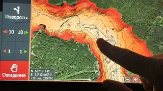 Белоярское водохранилище. Lowrance.