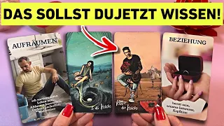 SINNESWANDEL 🙅🏻‍♂️⚓️🚨 Jemand hat AUFGERÄUMT & weiß jetzt was ER will... Tarot Liebe