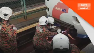 Lelaki maut digilis tren LRT selepas terjatuh ke atas landasan