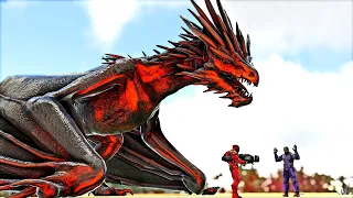 Troquei Meu Dinossauro Poderoso Por Um ... Com Um Player Que Veio na Minha Base! (ARK PVP G.R)