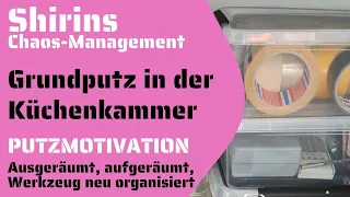 Küchenkammer Organisation | Werkzeug neu organisiert