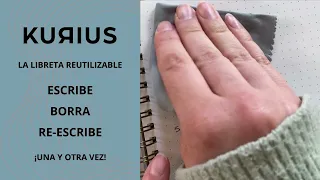 Kurius, la libreta reutilizable ✏️📝