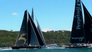 2013 Rolex Sydney Hobart Yacht Race Start Dec 26th Sydney Harbour. Sensational start