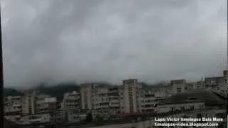 Time lapse video Baia Mare Romania violent clouds 1