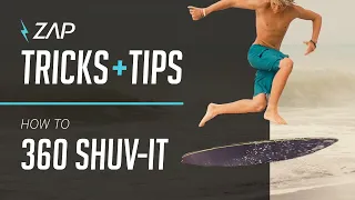 Skimboarding Tricks + Tips: How to 360 Shuv-It with Trent Moranda