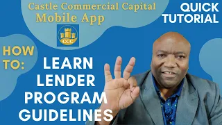 Lender Program Guidelines in the Castle App