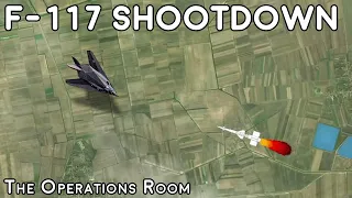 F-117 Nighthawk Shootdown over Serbia, 1999 - Animated