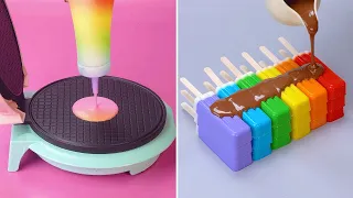 Fantastic Rainbow Cake Decorating Tutorial | Amazing Chocolate Cake Compilation | Perfect Cake Ideas