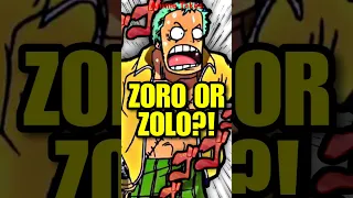 Why is Zoro Called Zolo? | One Piece